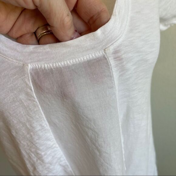 Velvet by Graham & Spencer White Tee, Size Small - Picture 6 of 11